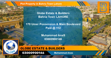 Residential Plot for Sale in Bahria Town, Lahore - (BP-72903)