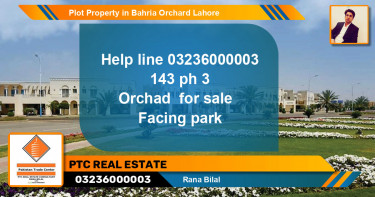 Residential Plot for Sale in Bahria Orchard, Lahore - (BP-72910)