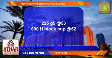 Residential Plot for Sale in Bahria Orchard, Lahore - (BP-72965)