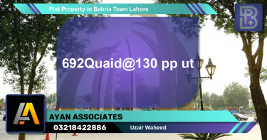 Residential Plot for Sale in Bahria Town, Lahore - (BP-72975)