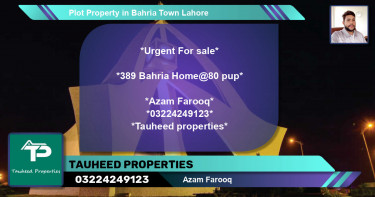 Residential Plot for Sale in Bahria Town, Lahore - (BP-72997)