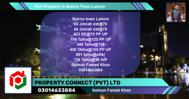 Residential Plot for Sale in Bahria Town, Lahore - (BP-73027)