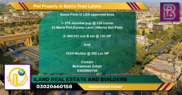 Residential Plot for Sale in Bahria Town, Lahore - (BP-73037)