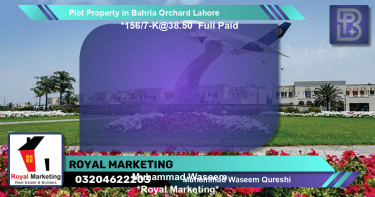 Residential Plot for Sale in Bahria Orchard, Lahore - (BP-73076)