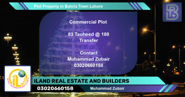Commercial Plot for Sale in Bahria Town, Lahore - (BP-73093)