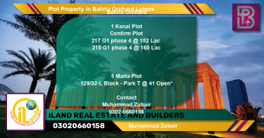 Residential Plot for Sale in Bahria Orchard, Lahore - (BP-73094)