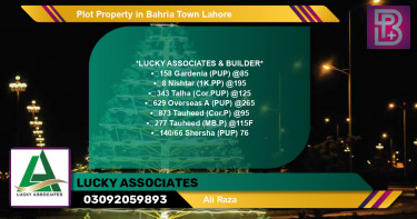 Residential Plot for Sale in Bahria Town, Lahore - (BP-73095)