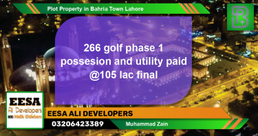 Residential Plot for Sale in Bahria Town, Lahore - (BP-73116)