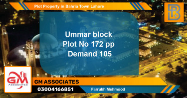 Residential Plot for Sale in Bahria Town, Lahore - (BP-73161)