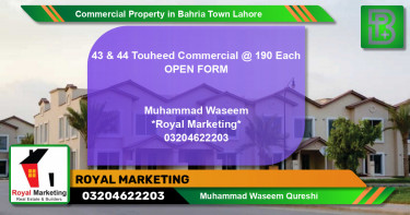 Commercial Property for Sale in Bahria Town, Lahore - (BP-73184)
