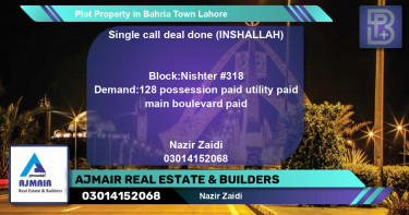 Residential Plot for Sale in Bahria Town, Lahore - (BP-73232)
