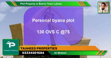 Residential Plot for Sale in Bahria Town, Lahore - (BP-73287)