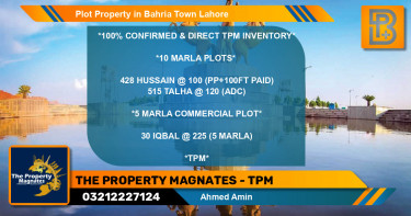 Commercial Plot for Sale in Bahria Town, Lahore - (BP-73303)