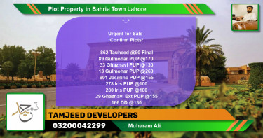 Residential Plot for Sale in Bahria Town, Lahore - (BP-73304)