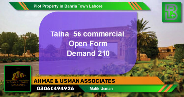 Commercial Plot for Sale in Bahria Town, Lahore - (BP-73308)