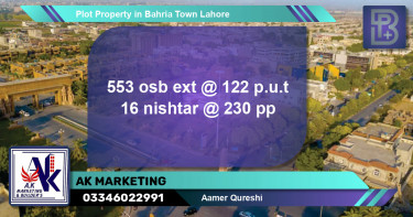 Residential Plot for Sale in Bahria Town, Lahore - (BP-73310)