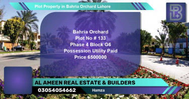 Residential Plot for Sale in Bahria Orchard, Lahore - (BP-73311)