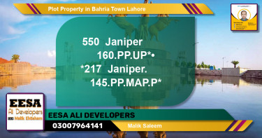 Residential Plot for Sale in Bahria Town, Lahore - (BP-73379)