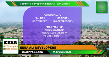 Commercial Property for Sale in Bahria Town, Lahore - (BP-73429)