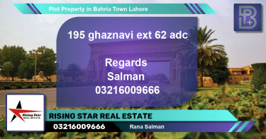 Residential Plot for Sale in Bahria Town, Lahore - (BP-73498)