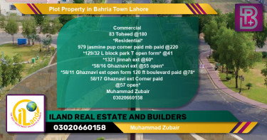 Commercial Plot for Sale in Bahria Town, Lahore - (BP-73501)