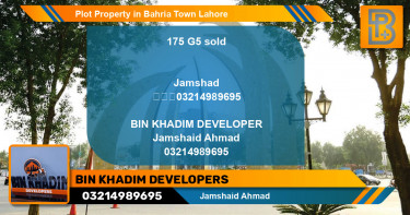 Residential Plot for Sale in Bahria Town, Lahore - (BP-73509)