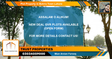 Residential Plot for Sale in Bahria Town, Lahore - (BP-73524)