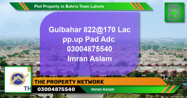 Residential Plot for Sale in Bahria Town, Lahore - (BP-73527)