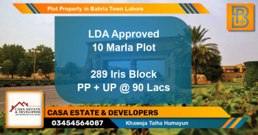 Residential Plot for Sale in Bahria Town, Lahore - (BP-73533)