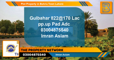 Residential Plot for Sale in Bahria Town, Lahore - (BP-73542)