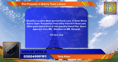 Residential Plot for Sale in Bahria Town, Lahore - (BP-73552)
