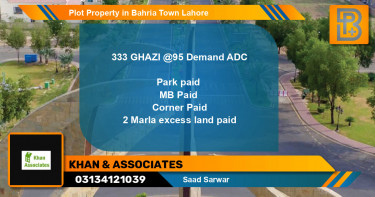 Residential Plot for Sale in Bahria Town, Lahore - (BP-73561)
