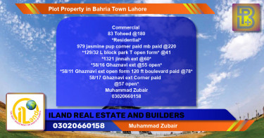 Commercial Plot for Sale in Bahria Town, Lahore - (BP-73562)
