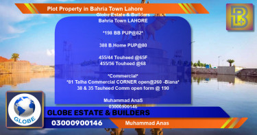 Commercial Plot for Sale in Bahria Town, Lahore - (BP-73574)