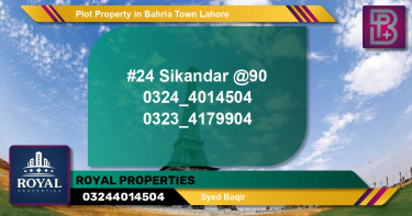 Residential Plot for Sale in Bahria Town, Lahore - (BP-73614)