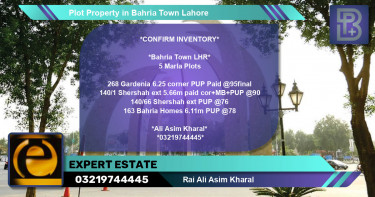Residential Plot for Sale in Bahria Town, Lahore - (BP-73630)
