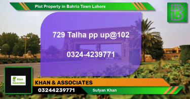 Residential Plot for Sale in Bahria Town, Lahore - (BP-73654)