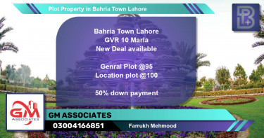 Residential Plot for Sale in Bahria Town, Lahore - (BP-73656)