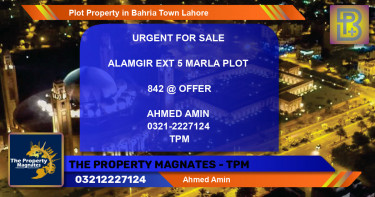 Residential Plot for Sale in Bahria Town, Lahore - (BP-73658)