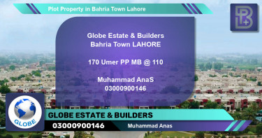 Residential Plot for Sale in Bahria Town, Lahore - (BP-73665)