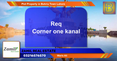 Residential Plot for Sale in Bahria Town, Lahore - (BP-73673)