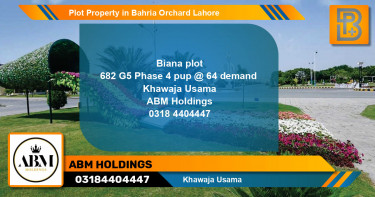 Residential Plot for Sale in Bahria Orchard, Lahore - (BP-73703)