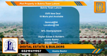 Residential Plot for Sale in Bahria Town, Lahore - (BP-73779)