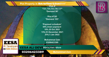 Residential Plot for Sale in Bahria Town, Lahore - (BP-73793)