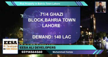 Residential Plot for Sale in Bahria Town, Lahore - (BP-73842)