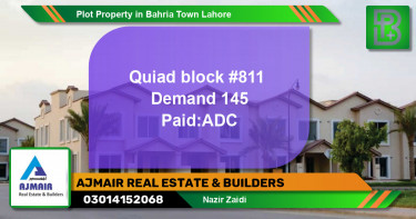 Residential Plot for Sale in Bahria Town, Lahore - (BP-73843)