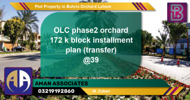 Residential Plot for Sale in Bahria Orchard, Lahore - (BP-73901)