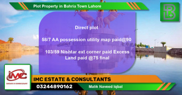 Residential Plot for Sale in Bahria Town, Lahore - (BP-73954)