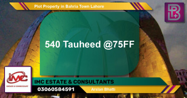 Residential Plot for Sale in Bahria Town, Lahore - (BP-73959)