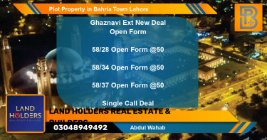 Residential Plot for Sale in Sector F - Ghaznavi Commercial -  Bahria Town, Lahore - (BP-73968)